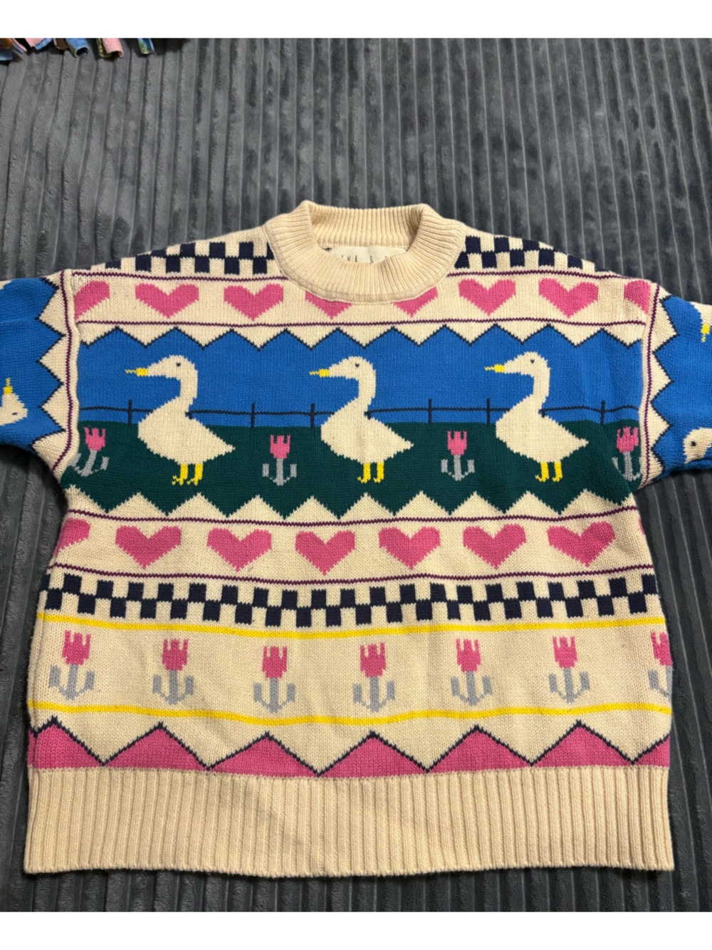 NWOT Kina and Tam goose sweater - Picture 2 of 5